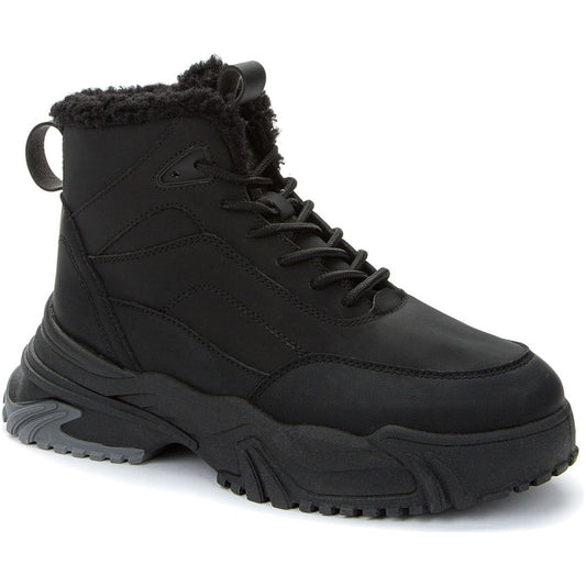 Crosby womens black warm boots | Vilbury London