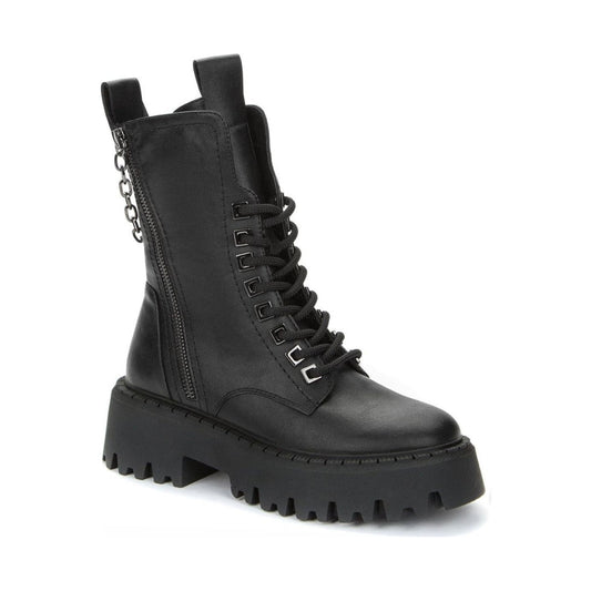 Keddo girls black warm boots | Vilbury London