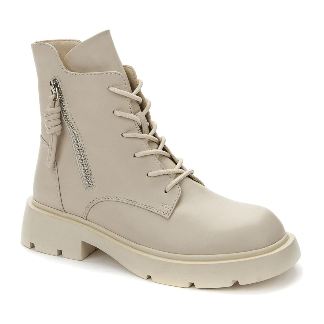 Betsy womens beige warm boots | Vilbury London