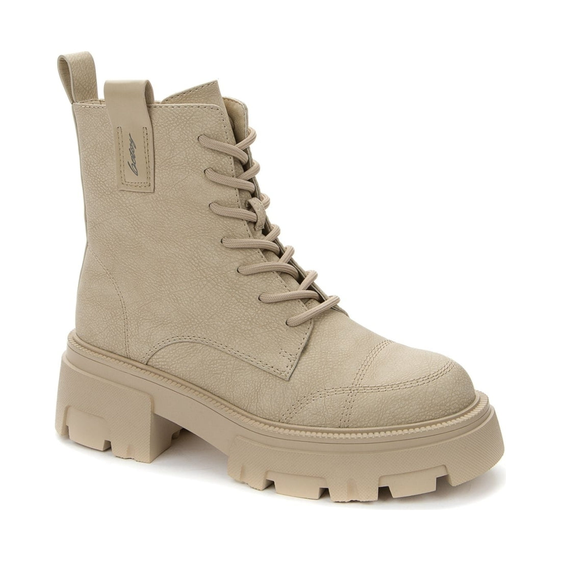 Betsy womens beige warm boots | Vilbury London