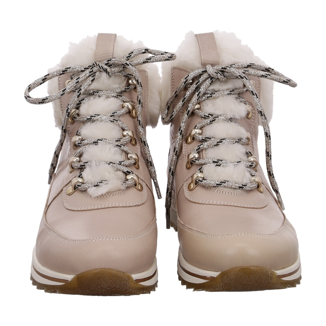 Ara womens beige osaka booties | Vilbury London