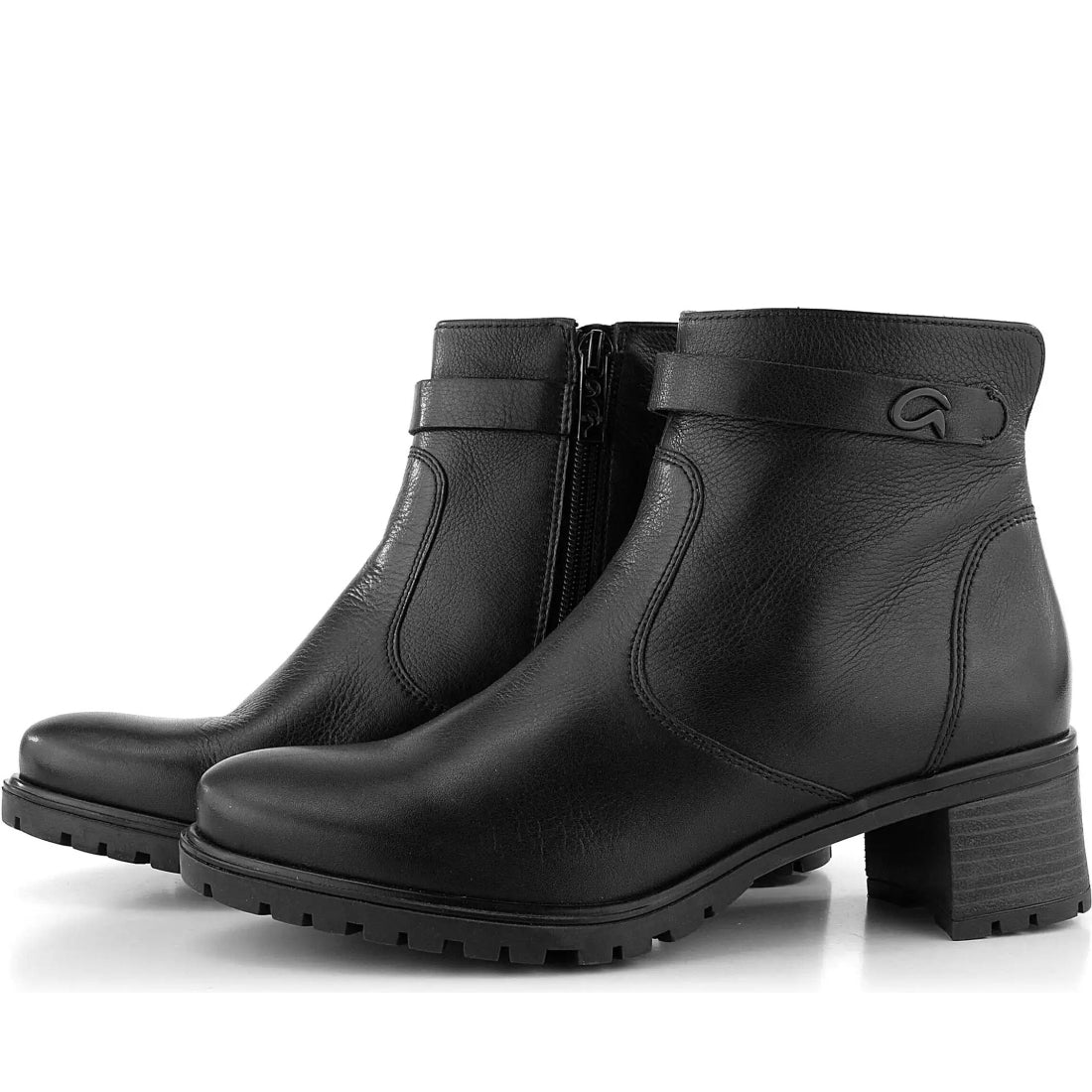 Ara womens black ronda booties | Vilbury London