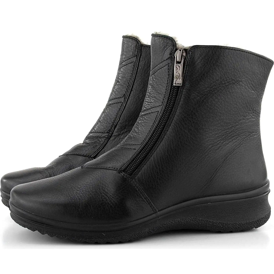 Ara womens black munchen booties | Vilbury London