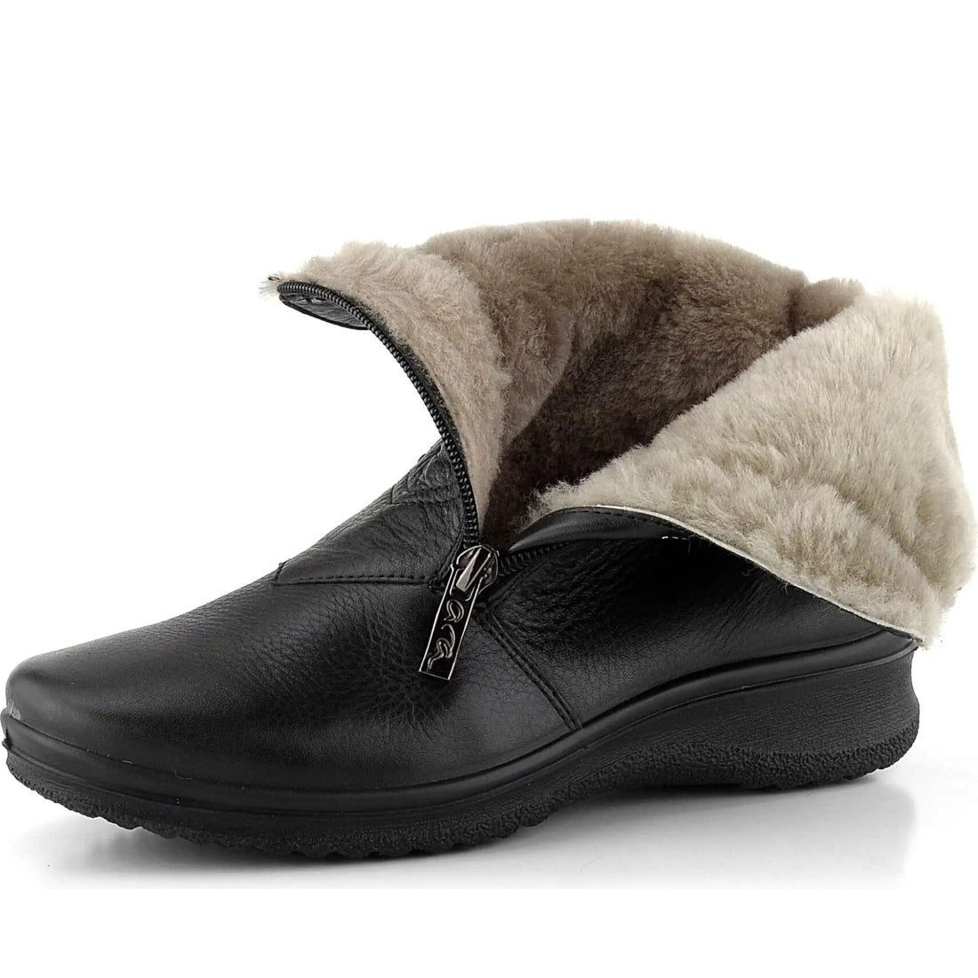 Ara womens black munchen booties | Vilbury London