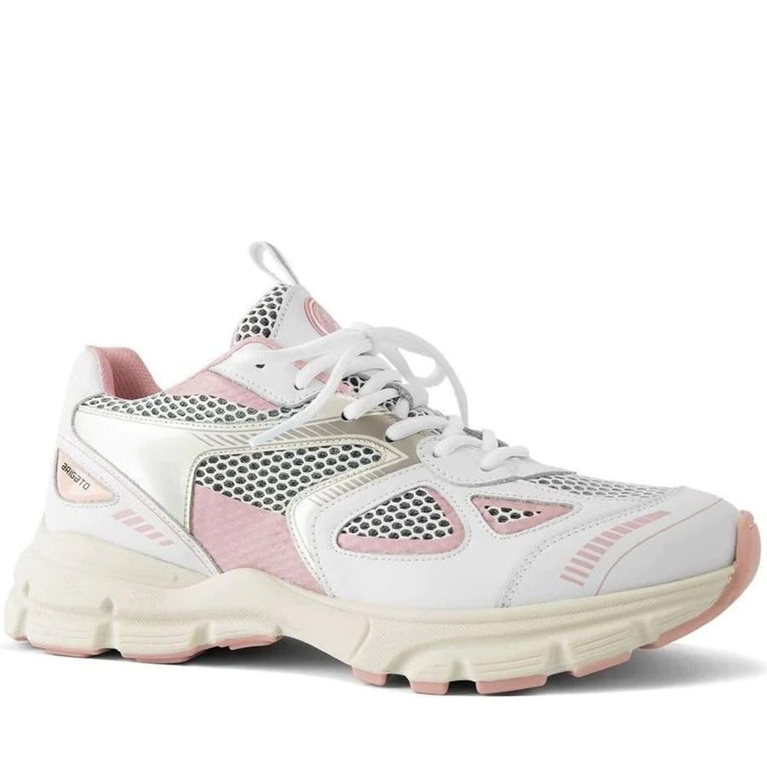 AXEL ARIGATO womens white, pink marathon runner | Vilbury London