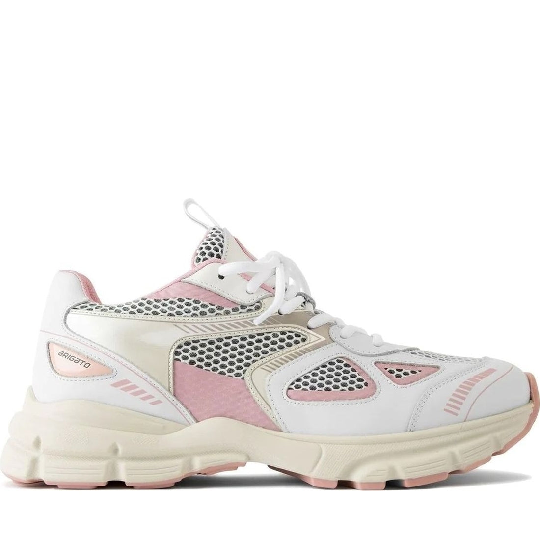 AXEL ARIGATO womens white, pink marathon runner | Vilbury London