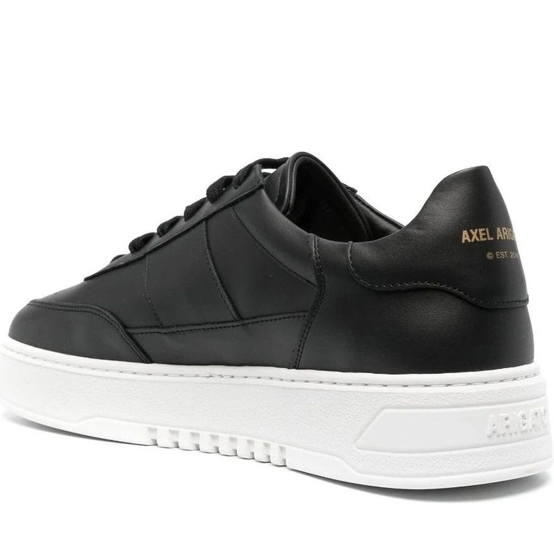 AXEL ARIGATO mens black, white orbit vintage runner | Vilbury London