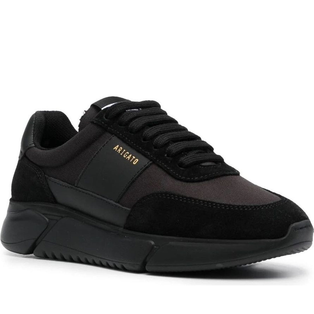 AXEL ARIGATO womens black gensis vintage runner monochro | Vilbury London