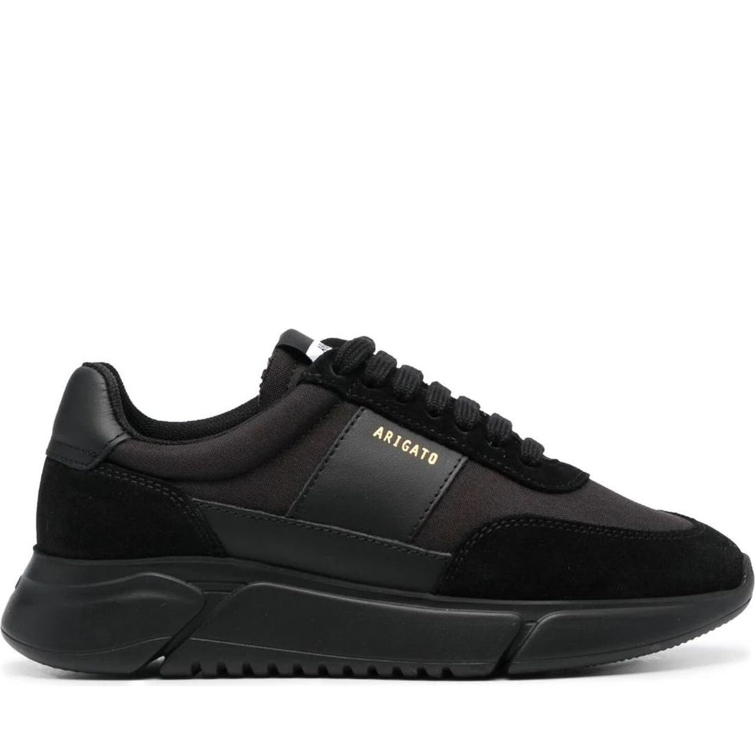 AXEL ARIGATO womens black gensis vintage runner monochro | Vilbury London