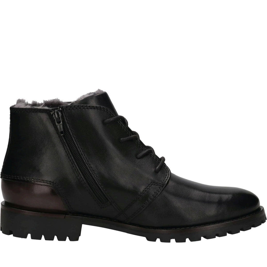 Bugatti mens schwarz paule booties | Vilbury London