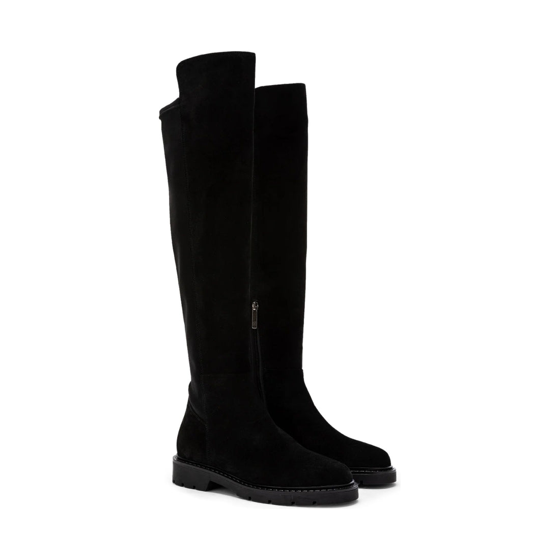 CARMENS womens nero brit stretch boots | Vilbury London