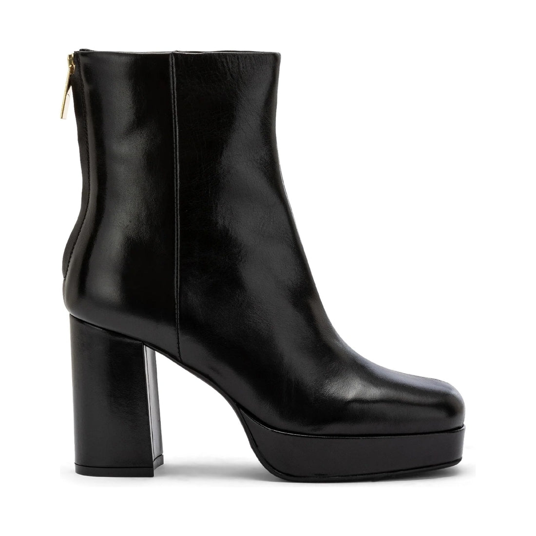 CARMENS womens nero charlie zip booties | Vilbury London