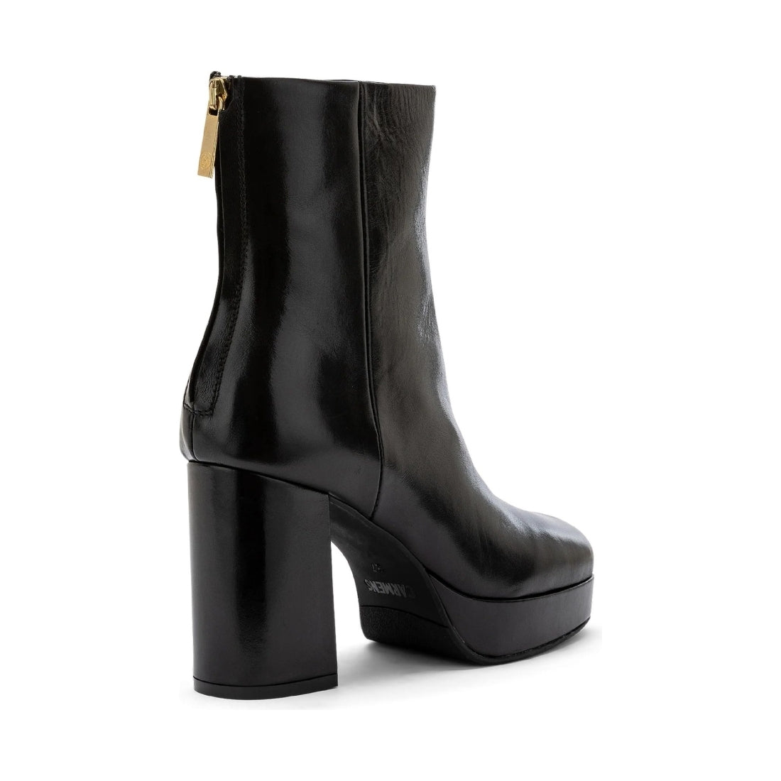 CARMENS womens nero charlie zip booties | Vilbury London