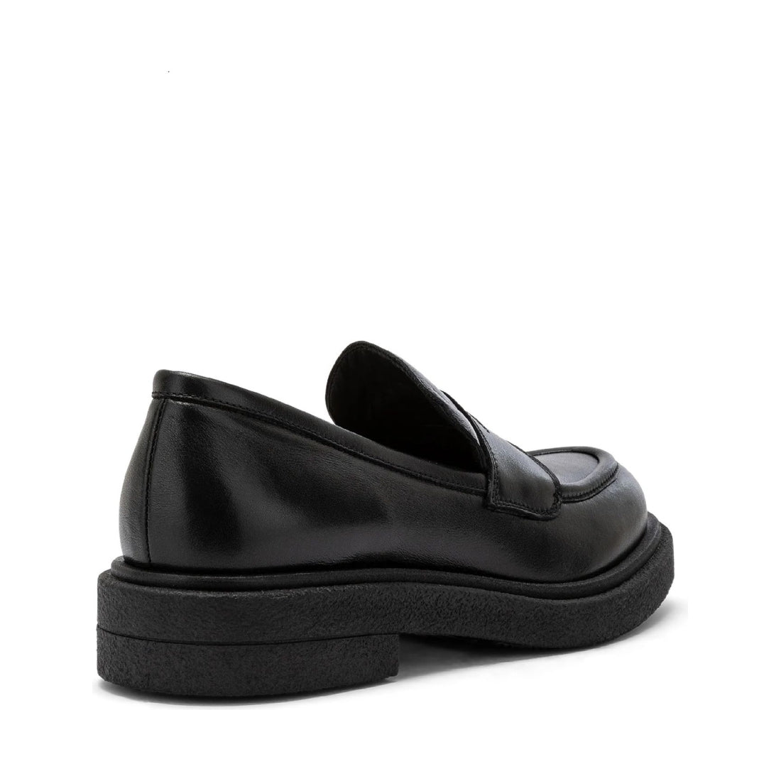 CARMENS womens nero brook clam loafers | Vilbury London