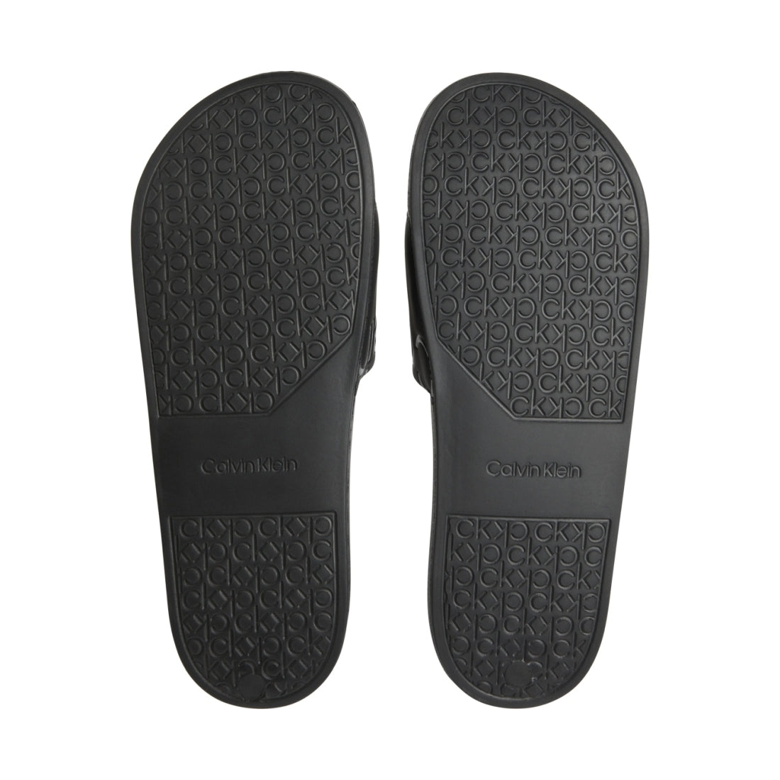 Calvin Klein mens black casual open pool slide | Vilbury London