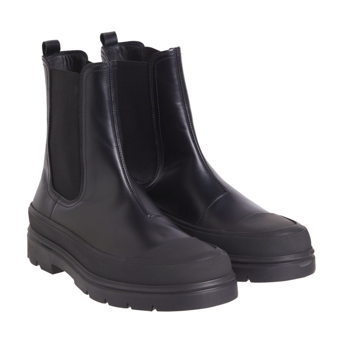 Calvin Klein mens black chelsea boot high | Vilbury London