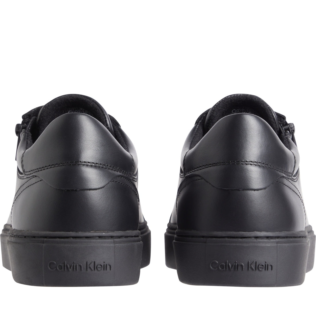 Calvin Klein mens triple black low top lace up sport shoe | Vilbury London