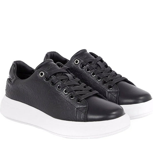 Calvin Klein womens blamono raised mono mix sport shoe | Vilbury London