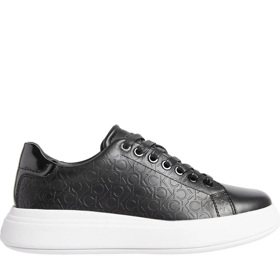 Calvin Klein womens blamono raised mono mix sport shoe | Vilbury London