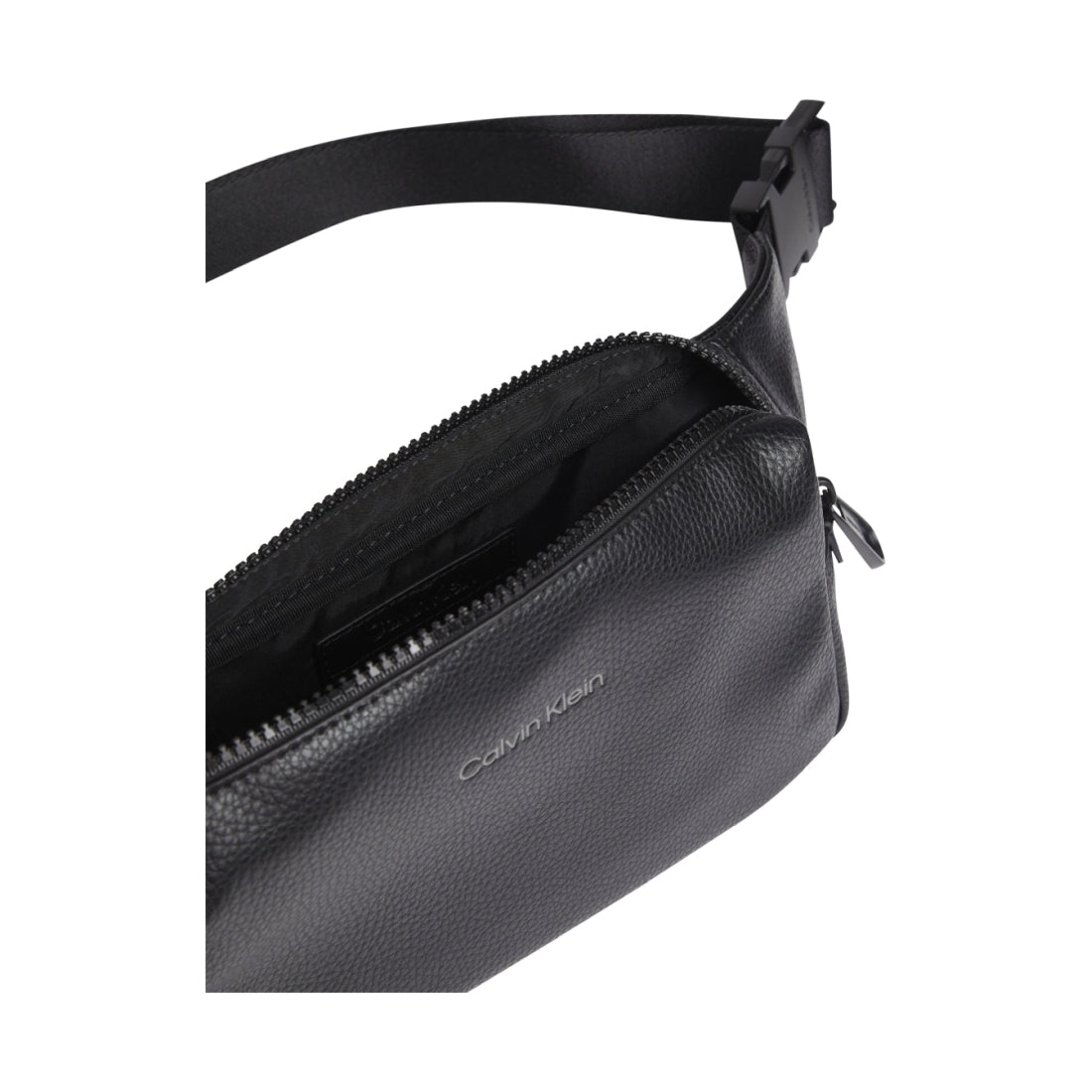 Calvin Klein mens black must waistbag | Vilbury London