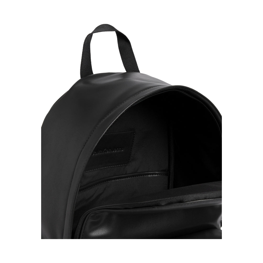 Calvin Klein Jeans mens black monogram campus backpack | Vilbury London