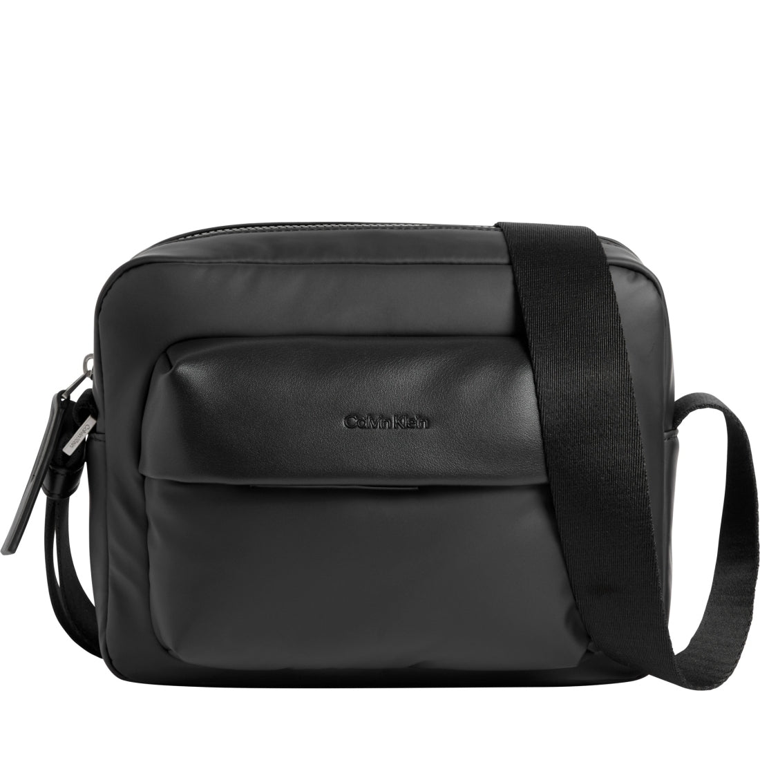 Calvin Klein mens black padded camera bag | Vilbury London