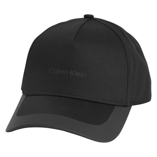 Calvin Klein mens black tech cap | Vilbury London