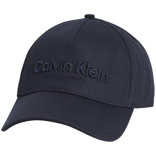 Calvin Klein mens navy embroidery cap | Vilbury London