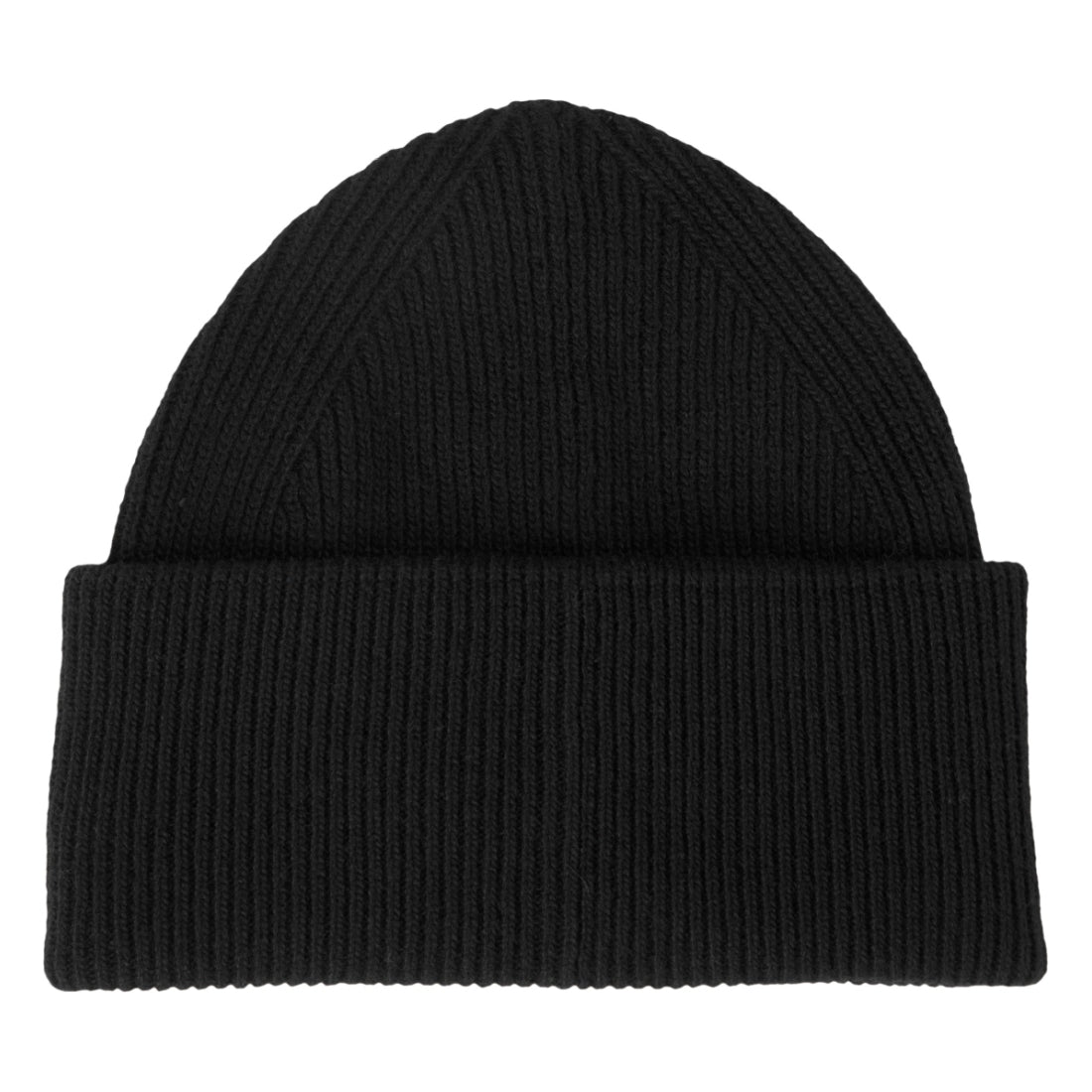 Calvin Klein mens black essential patch docker beanie | Vilbury London