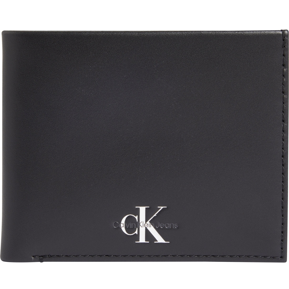 Calvin Klein Jeans mens black monogram soft wallets | Vilbury London