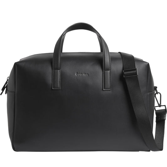 Calvin Klein mens black must weekender | Vilbury London