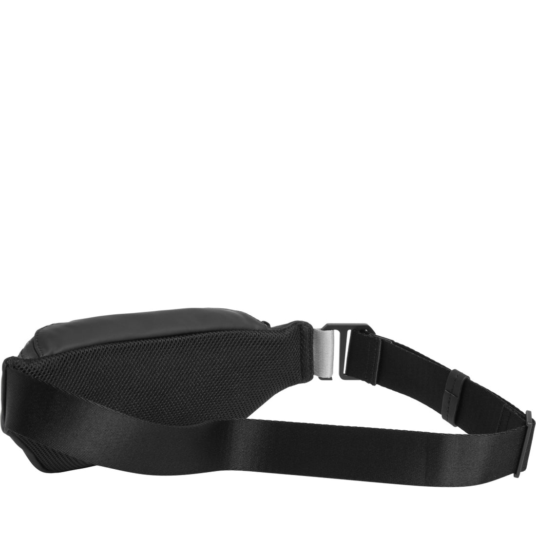 Calvin Klein mens black rubberized waistbag | Vilbury London