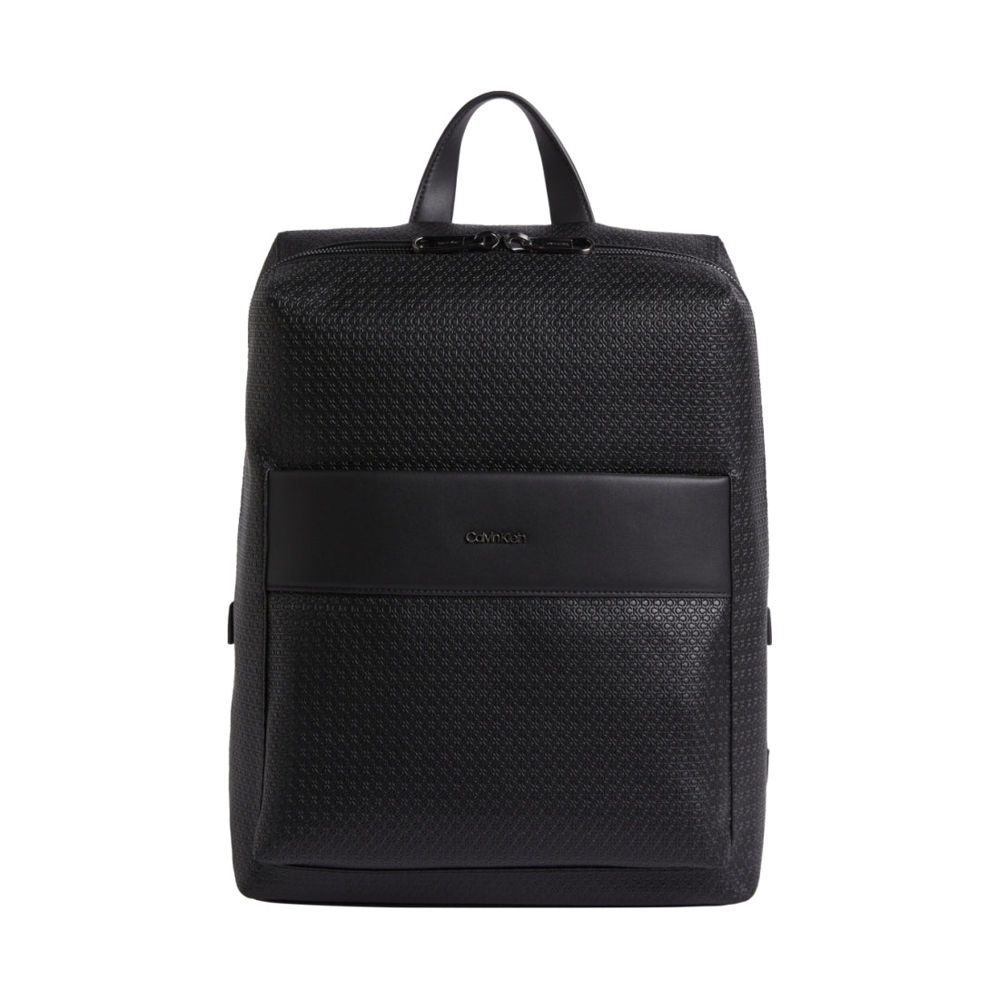 Calvin Klein mens blanano mono minimalism squared backpack | Vilbury London