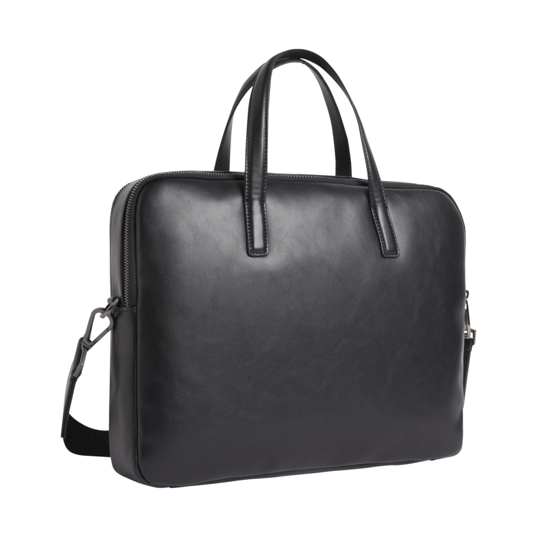 Calvin Klein mens black elevated laptop bag | Vilbury London