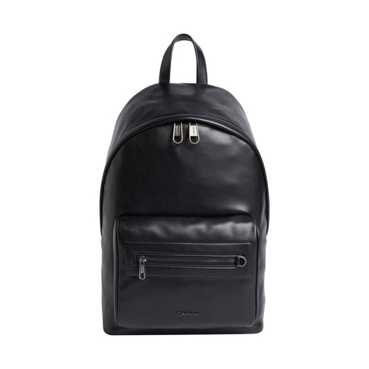 Calvin Klein mens black elevated campus backpack | Vilbury London