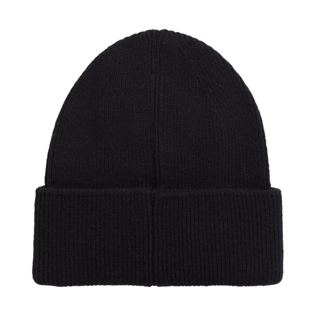 Calvin Klein mens black patch docker beanie | Vilbury London