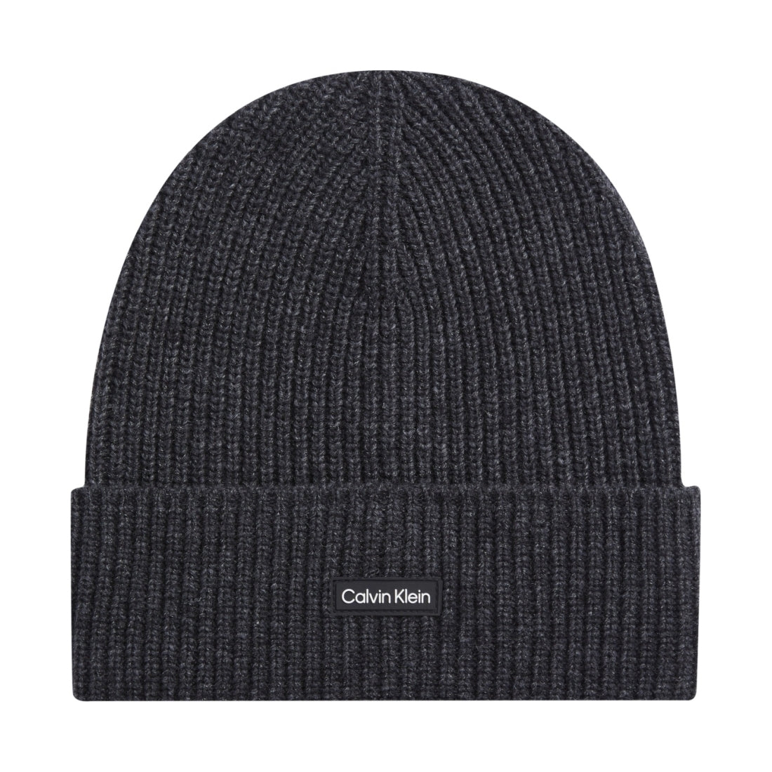 Calvin Klein mens dark gray daddy beanie | Vilbury London