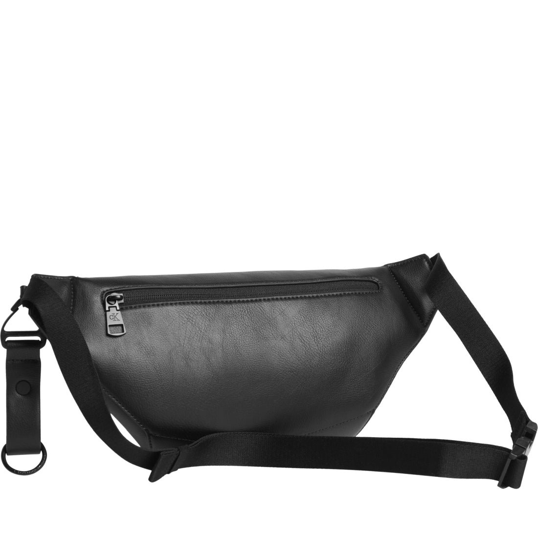 Calvin Klein Jeans mens black tagged waistbag | Vilbury London