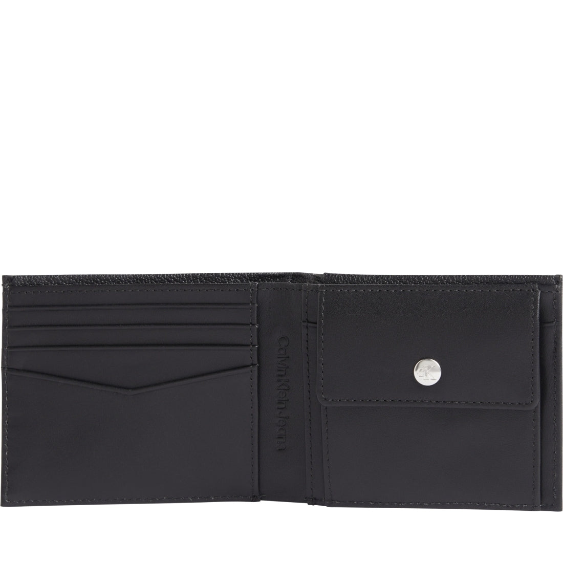 Calvin Klein Jeans mens black mono coin wallets | Vilbury London