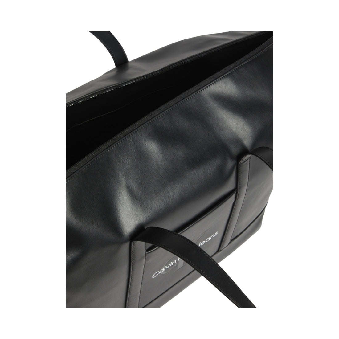 Calvin Klein Jeans mens black monogram soft duffle | Vilbury London