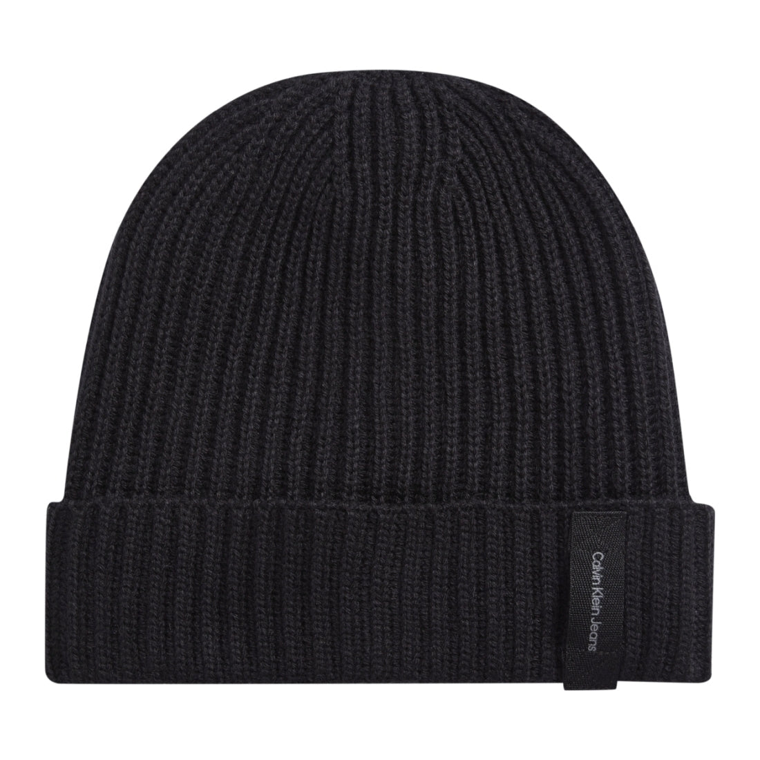 Calvin Klein Jeans mens black ultralight beanie | Vilbury London