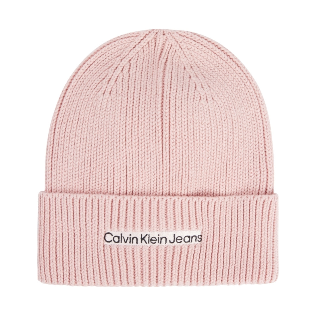 Calvin Klein Jeans womens faint blossom institutional beanie | Vilbury London