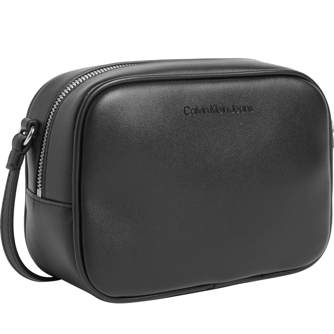 Calvin Klein Jeans womens fashion black sculpted camera bag mono | Vilbury London