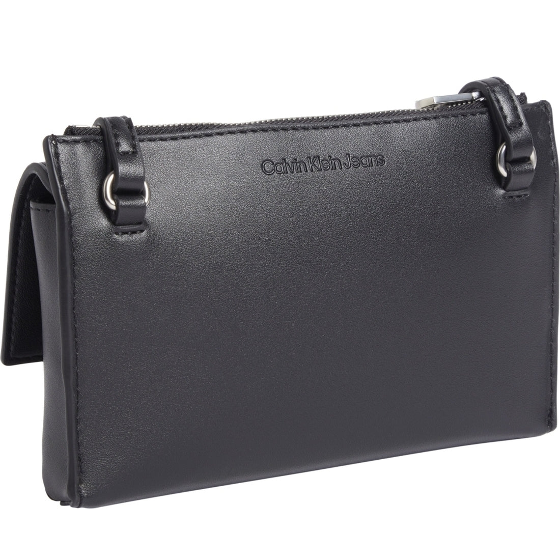 Calvin Klein Jeans womens fashion black sculpted mono crossbody | Vilbury London