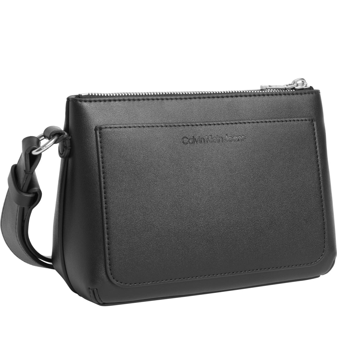 Calvin Klein Jeans womens fashion black sculpted camera pouch mono | Vilbury London