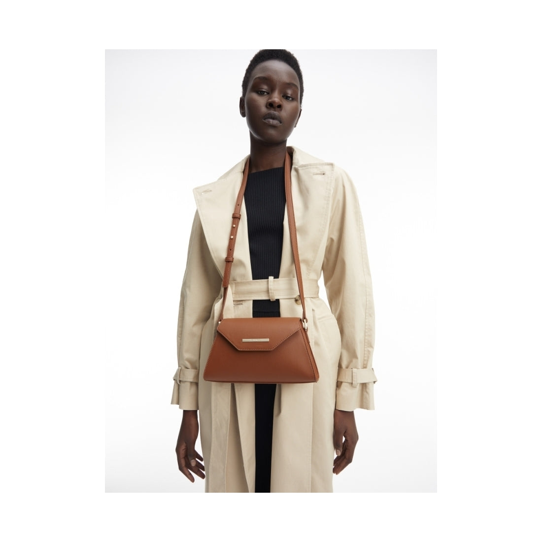 Calvin Klein womens cognac daily dressed crossbody | Vilbury London