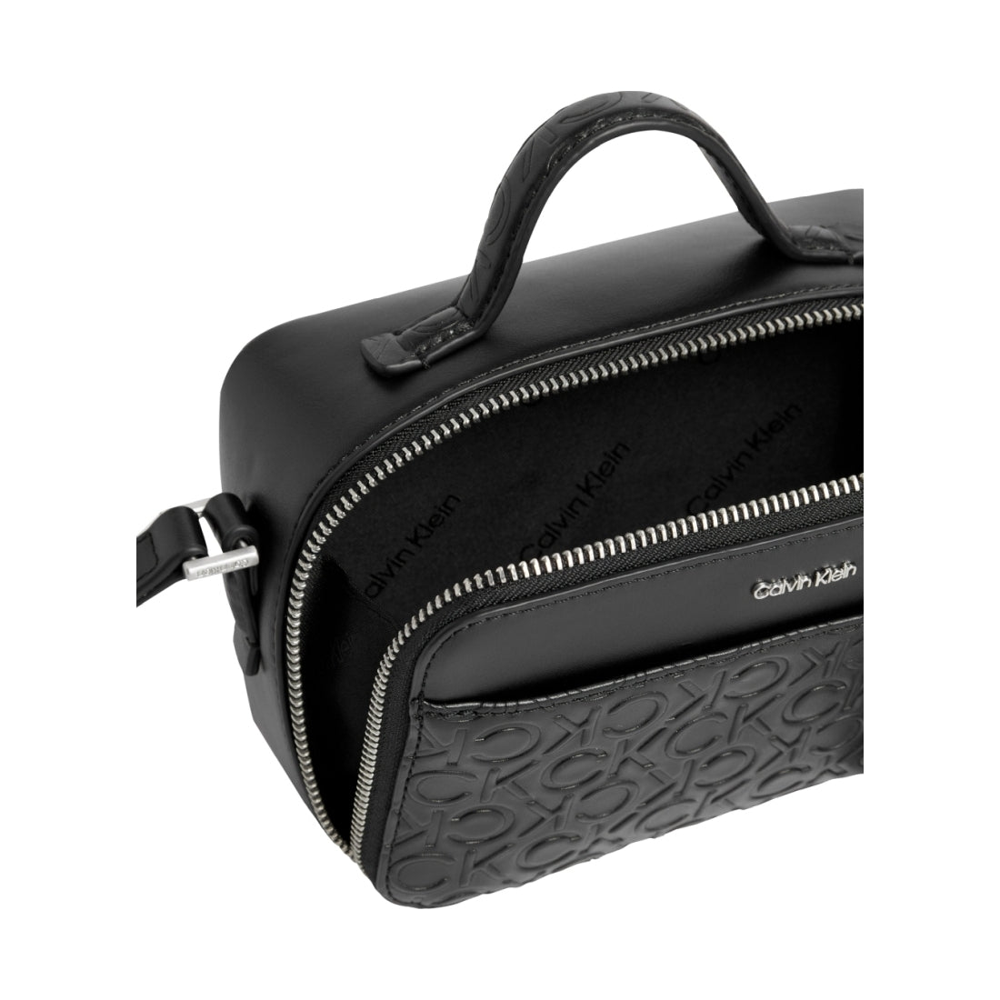 Calvin Klein womens black must camera bag mono | Vilbury London