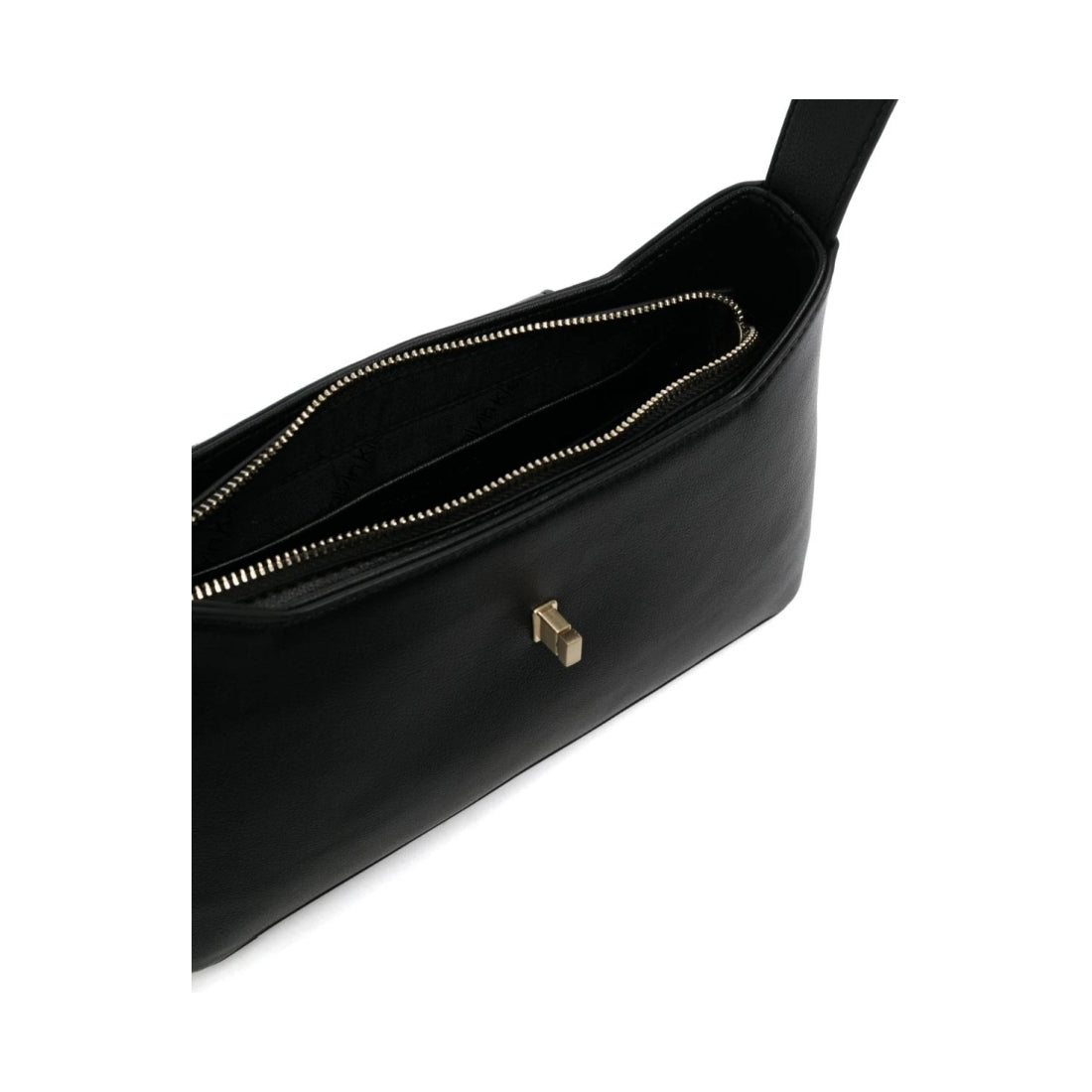 Calvin Klein womens black re-lo shoulder bag | Vilbury London