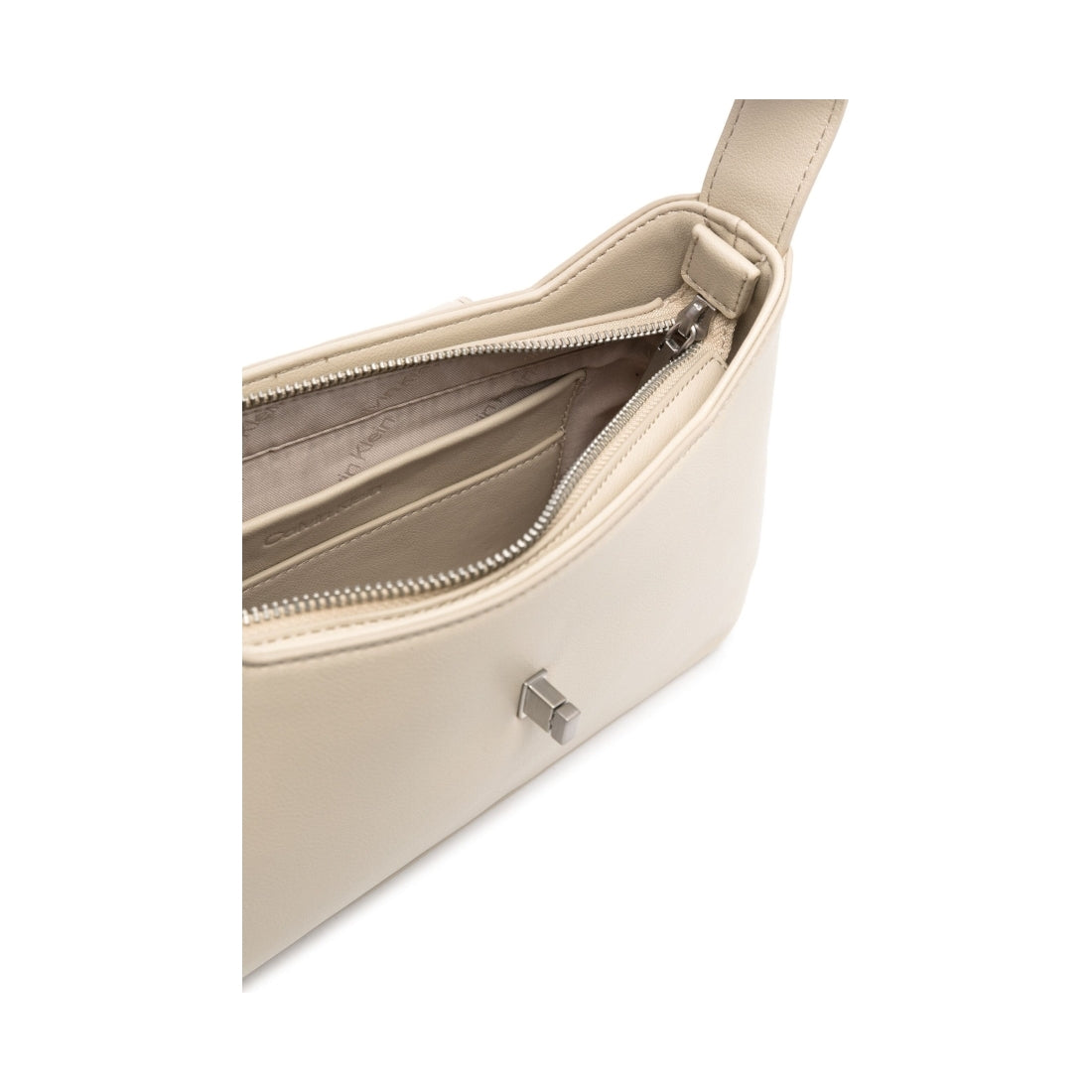 Calvin Klein womens stoney beige re-lo shoulder bag | Vilbury London