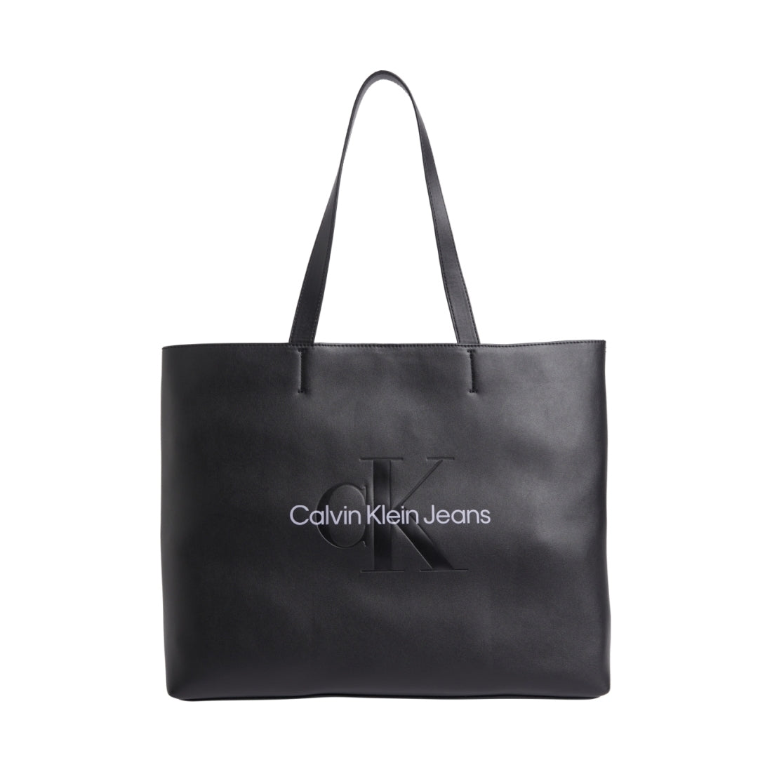 Calvin Klein Jeans womens fashion black sculpted slim tote mono | Vilbury London